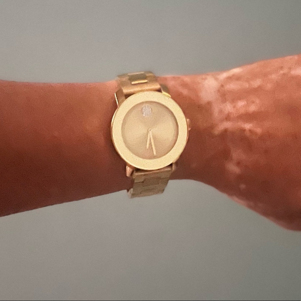 Movado Bold Women’s Gold Ion-Plated Stainless Steel Watch